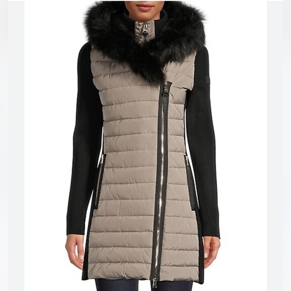 Performance Faux Fur-Trim Quilted Parka - Picture 2 of 13